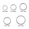 60-Piece Assorted Metal Keychain Rings – Multi-Purpose Split Keyrings (20mm, 25mm, 30mm, 35mm, 38mm) for Home, Car Keys, Pendants, and Attachments